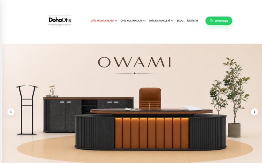 Doha Ofis — Virksomhedshjemmeside