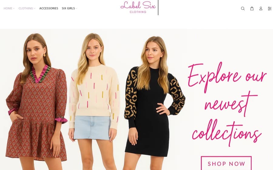 Label Six Clothing — Webshop