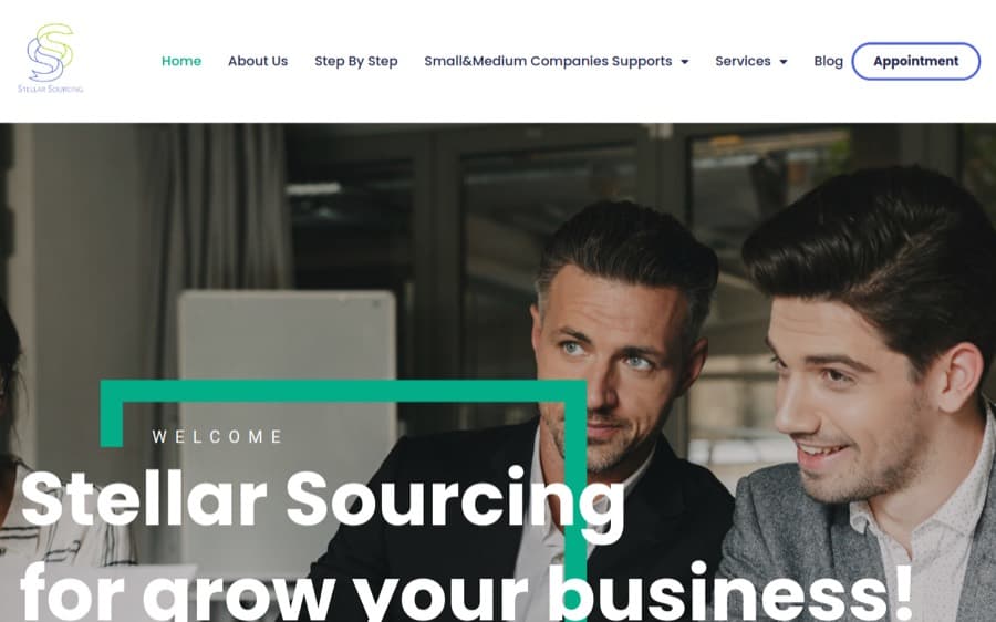 Stellar Sourcing — Virksomhedshjemmeside